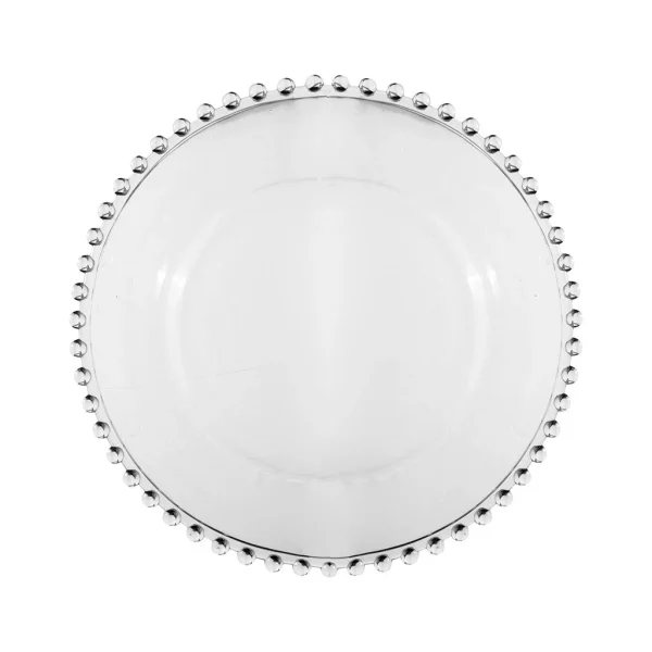 Côté Table Assiette Plate En Verre D26cm – Perloa De Qualité 1