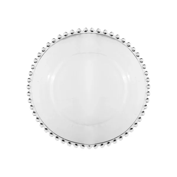 Côté Table Assiette A Dessert En Verre D20cm – Perloa garantis authentique 1