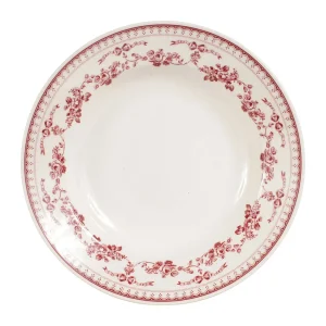 Comptoir De Famille Assiette Creuse En Faïence Bordeaux D23cm – Faustine soldes magasin 7