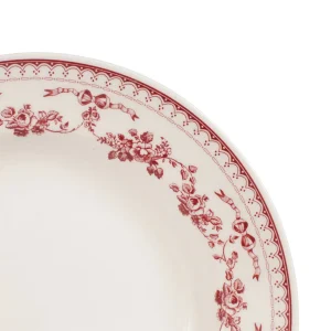 Comptoir De Famille Assiette Creuse En Faïence Bordeaux D23cm – Faustine soldes magasin 9