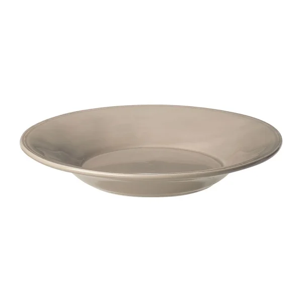 Côté Table Assiette à Pâtes En Faïence Mastic D27cm – Constance meilleure qualité 1