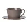 Top ventes Côté Table Tasse Avec Sous-tasse En Faïence Poivre – Constance 8