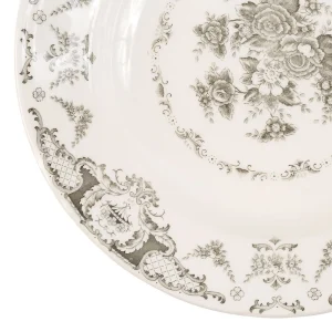 commentaire favorable Comptoir De Famille Assiette Creuse En Faïence Gris D23cm – Clothilde 9