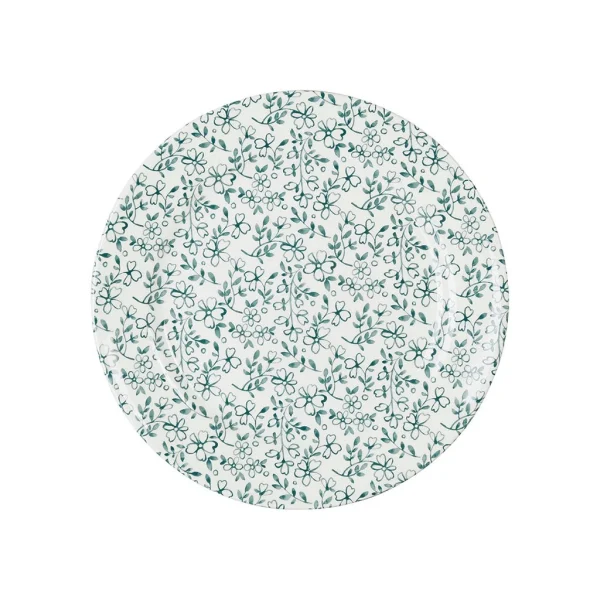 Comptoir De Famille Assiette Dessert En Faïence Vert D20cm – P’tites Fleurs de garantie authentique 1