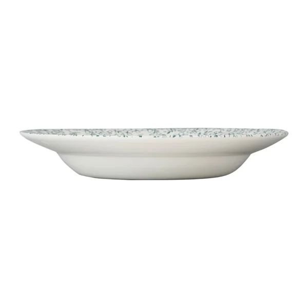 Comptoir De Famille Assiette Creuse En Faïence Vert D23cm – P’tites Fleurs magasin pas cher 1