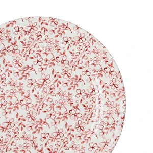 Comptoir De Famille Assiette Plate En Faïence Bordeaux D26cm -p’tites Fleurs à prix très bas 8