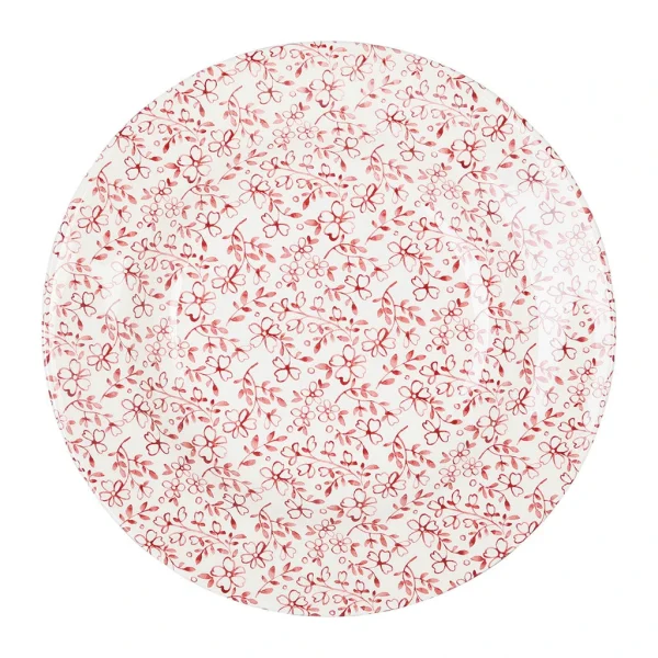 Comptoir De Famille Assiette Creuse En Faïence Bordeaux D23cm – P’tites Fleurs Neuve avec étiquette 3