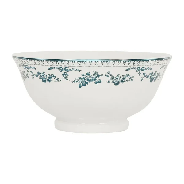 Comptoir De Famille Saladier Bleu Ancien En Faience – Faustine beauté 1