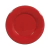 en solde Côté Table Assiette à Dessert En Faïence Rouge D23.5cm – Constance 13