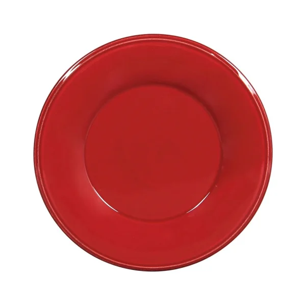 en solde Côté Table Assiette à Dessert En Faïence Rouge D23.5cm – Constance 1