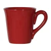 france en ligne Côté Table Mug En Faïence Rouge – Campagne 8