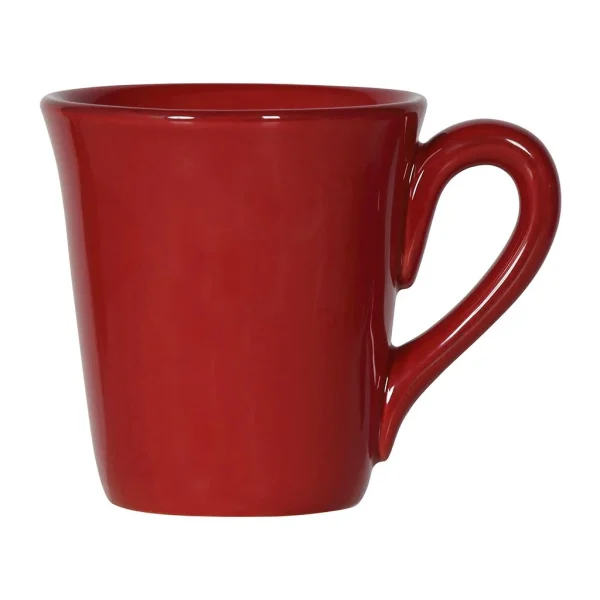 france en ligne Côté Table Mug En Faïence Rouge – Campagne 1