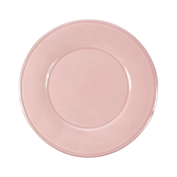 remise en ligne Côté Table Assiette A Dessert En Faïence Rose Poudré D23.5cm -constance 1