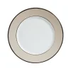 Côté Table Assiette Plate En Porcelaine Perle Et Platine D27cm – Ginger en ligne 25