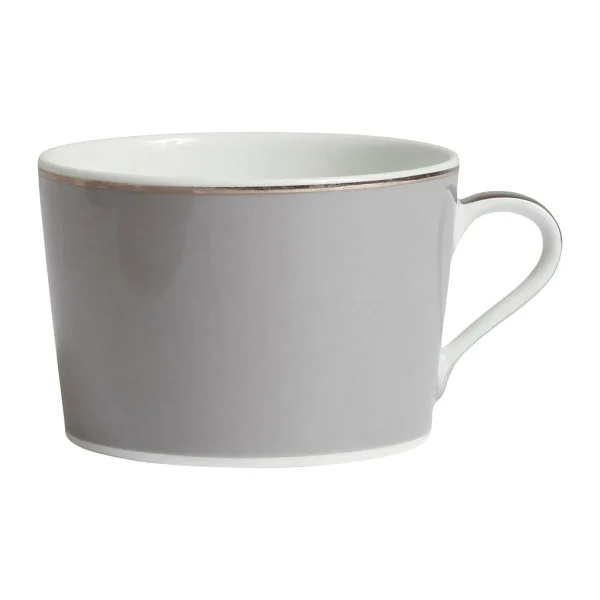 achat Côté Table Tasse Et Sous-tasse En Porcelaine Gris Et Platine – Ginger 4