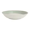 france Côté Table Assiette Creuse En Porcelaine Vert D’eau Et Platine D23cm – Ginger 13