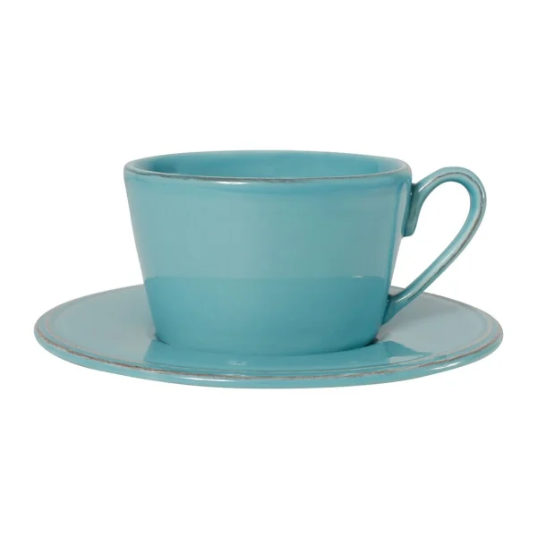 meilleure qualité Côté Table Tasse En Faïence Turquoise – Constance 1