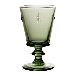 Côté Table Verre à Vin Abeilles Vert En Verre en promotion 11