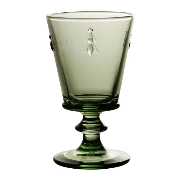 Côté Table Verre à Vin Abeilles Vert En Verre en promotion 4