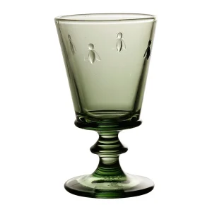 Côté Table Verre à Vin Abeilles Vert En Verre en promotion 13