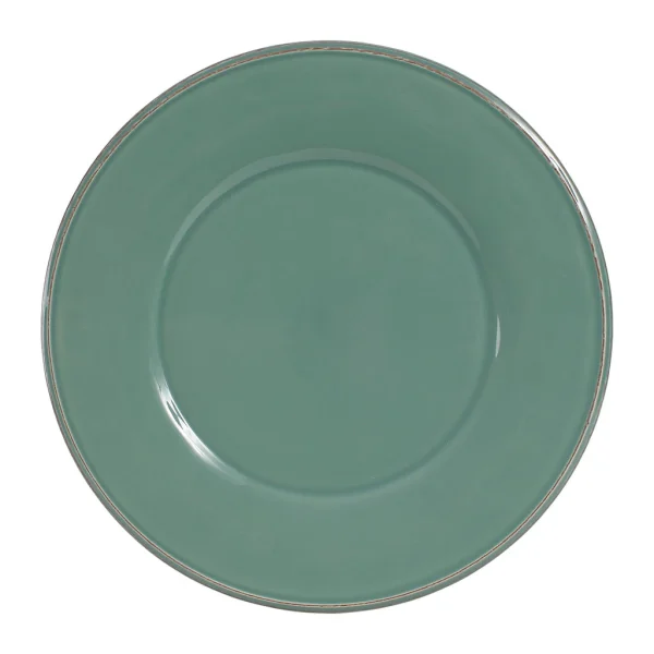 Côté Table Assiette Plate En Faïence Sauge D28.5cm – Constance De Qualité 1