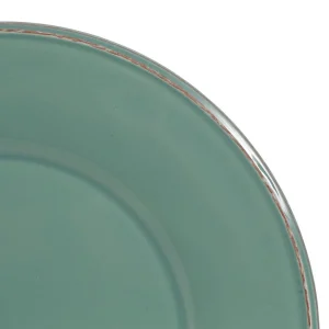 Côté Table Assiette Plate En Faïence Sauge D28.5cm – Constance De Qualité 9