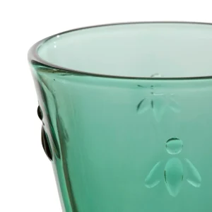 styles dernier cri Côté Table Gobelet Abeilles Aqua En Verre 9