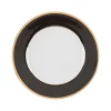 Côté Table Assiette Plate En Porcelaine Noir Et Doré D27cm – Ginger dernières 8