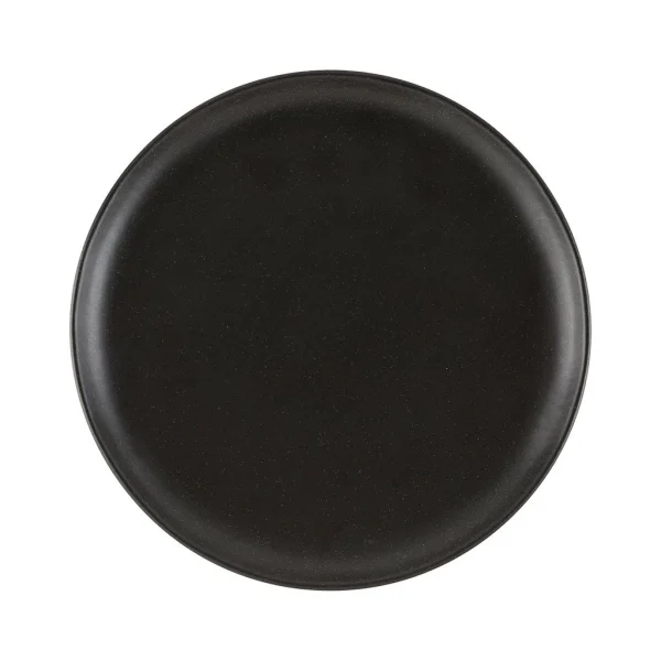 Côté Table Assiette à Dessert En Grès Noir D21cm – Ingrid excellent qulity 1