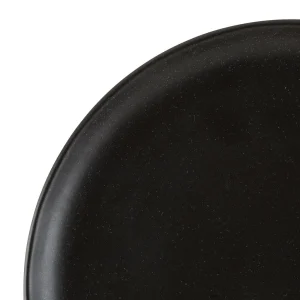 Côté Table Assiette à Dessert En Grès Noir D21cm – Ingrid excellent qulity 9