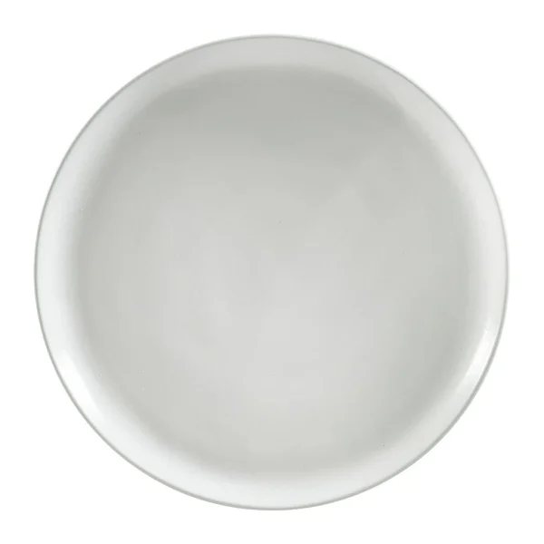 vente en ligne Côté Table Assiette Plate En Grès Blanc D27cm – Ingrid 1