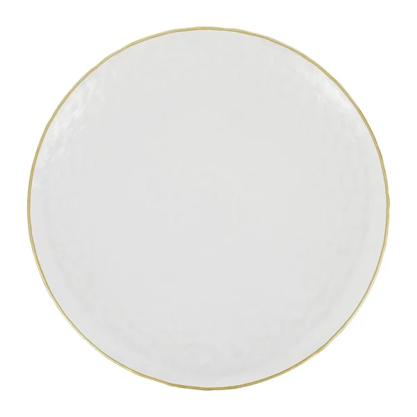 Côté Table Assiette Plate En Verre Doré D22cm – Orphee le grand escompte 1