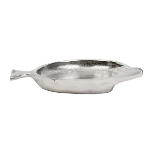 grossiste en ligne Côté Table Plat Poisson Ocean Gris Argente 20x15cm En Aluminium Et Nickel 7