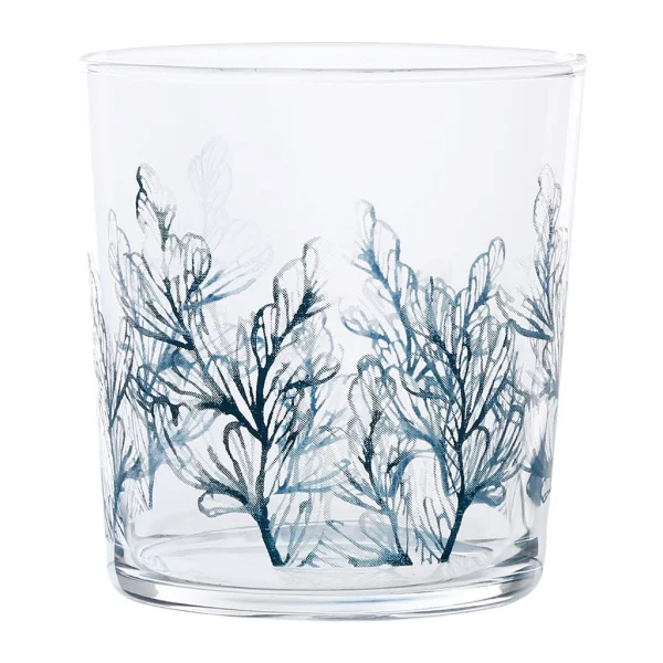 Côté Table Gobelet Algue Bodega Bleu 35.5cl Verre pas cher en vente 1