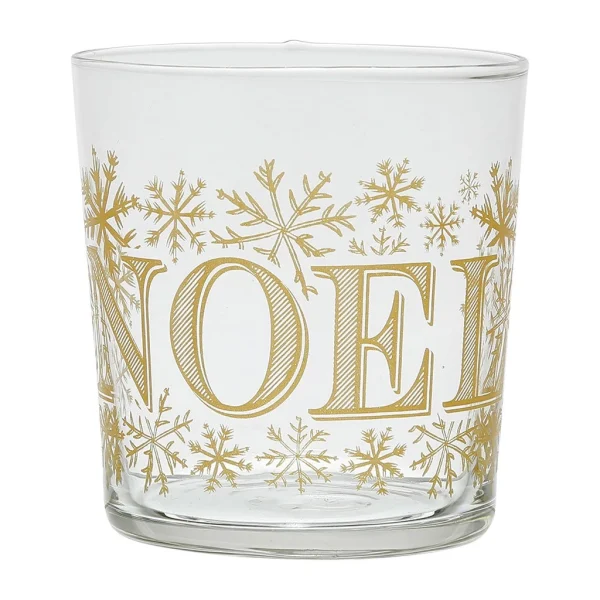 Côté Table Gobelet En Verre Noël Doré 35.5cl – Bodega de garantie authentique 1