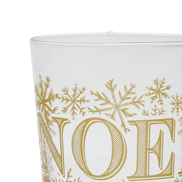 Côté Table Gobelet En Verre Noël Doré 35.5cl – Bodega de garantie authentique 4