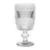 Côté Table Verre à Pied En Verre Transparent 30cl – Strie à prix réduits 11