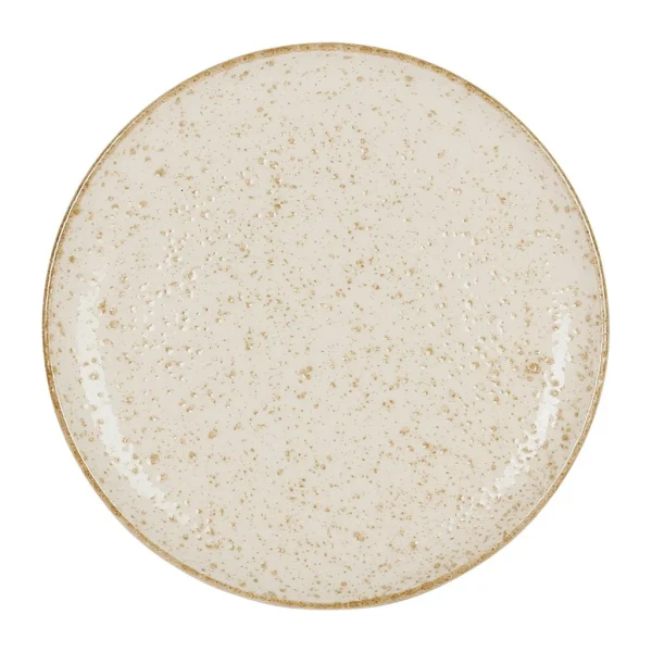 à prix réduits Côté Table Assiette Plate Beige D27.5cm En Faience – Lisere 1