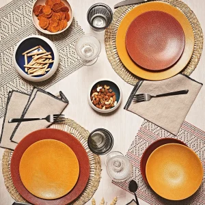 exclusivement disponibles Table Passion Assiette Calotte En Gres Terracotta D19cm – Vesuvio 7