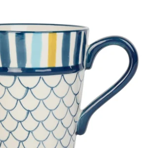 vente chaude Jardin D’Ulysse Lot De 2 Mugs En Grès Bleu Marine – Un été à La Mer 6