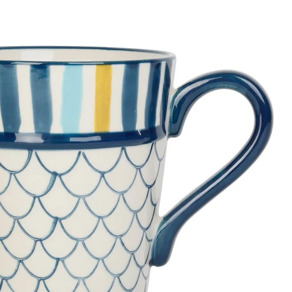 vente chaude Jardin D’Ulysse Lot De 2 Mugs En Grès Bleu Marine – Un été à La Mer 3