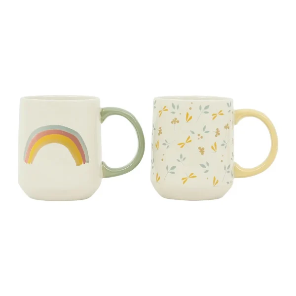 Jardin D’Ulysse Lot De 2 Mugs En Grès Multicolore – Sweat Dream online boutique 1