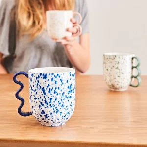 SEMA DESIGN Mug Bleu 37.5cl En Porcelaine – Funny marques de renommée 14