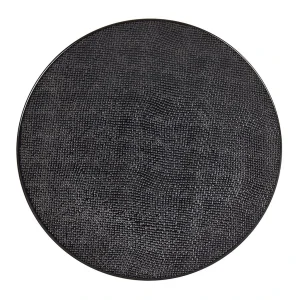 Nouvelle Collection Table Passion Assiette Plate En Grès Noir D27cm – Vesuvio 10