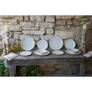 solde en ligne Table Passion Assiette Plate D27cm Vesuvio Crème 15