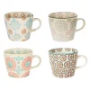 Table Passion Lot De 4 Tasses En Grès Multicolore – Boheme dernière tendance 8