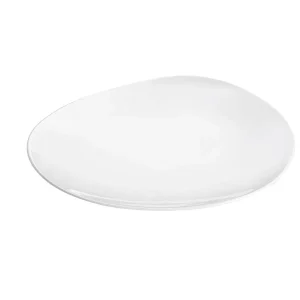 mode tendance Sibo Homeconcept Assiette Plate En Porcelaine Blanc D28cm – Galet 7