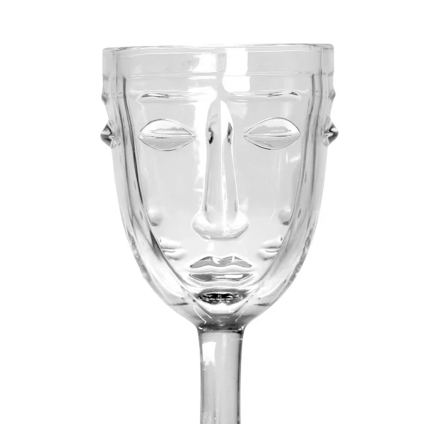 Opjet Verre A Pied Visage Transparent – D8xh16.5cm Livraison rapide 4