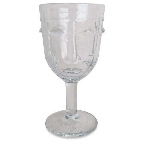 Opjet Verre A Pied Visage Transparent – D8xh16.5cm Livraison rapide 3