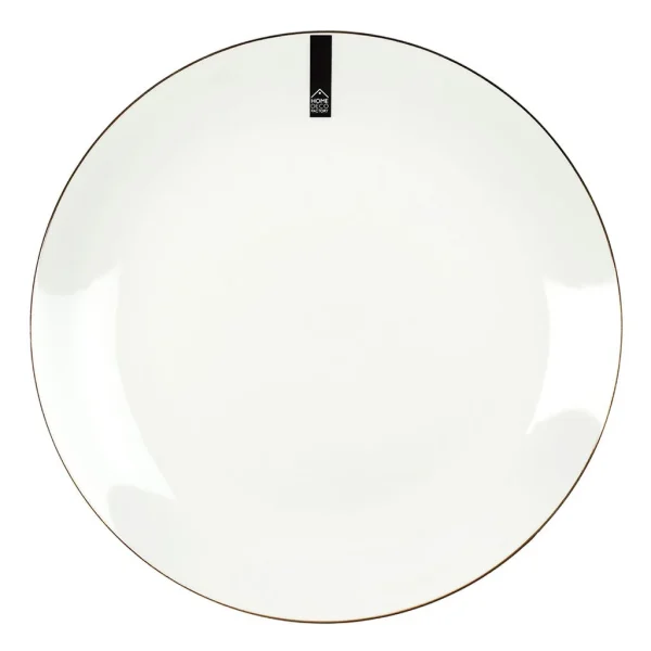 Home Déco Factory Assiette Plate En Porcelaine Lisere Doré D26cm vente en ligne pas cher 4